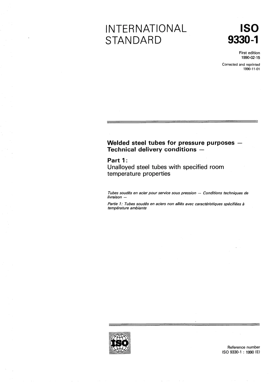 ISO 09330-1-1990 scan.pdf_第1页