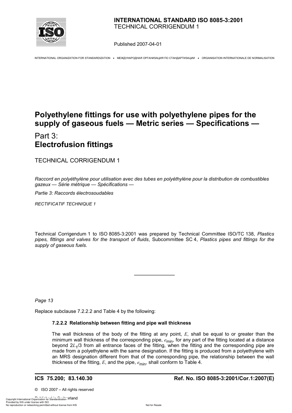 ISO 08085-3-2001 cor1-2007.pdf_第1页