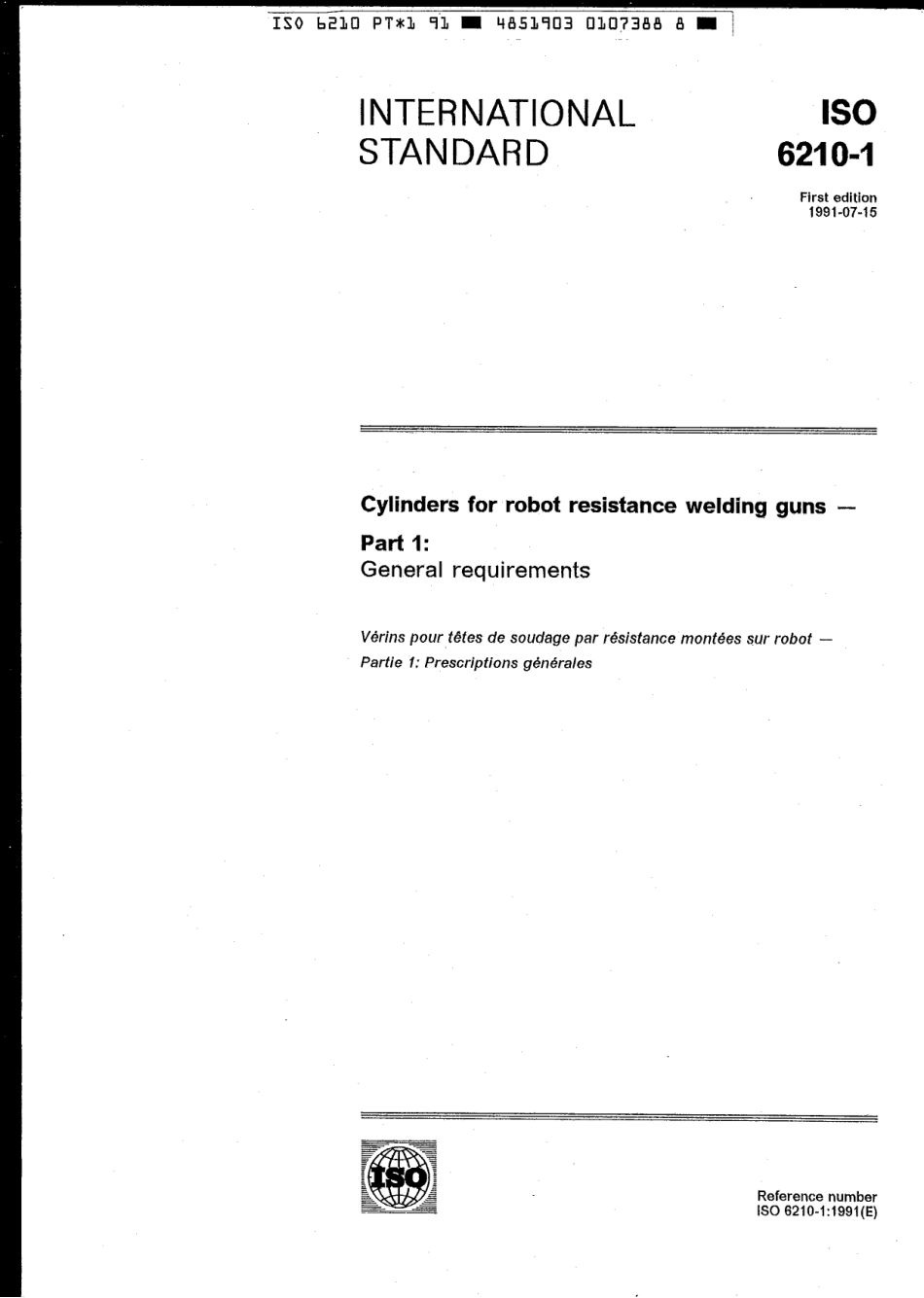 ISO 06210-1-1991 scan.pdf_第1页