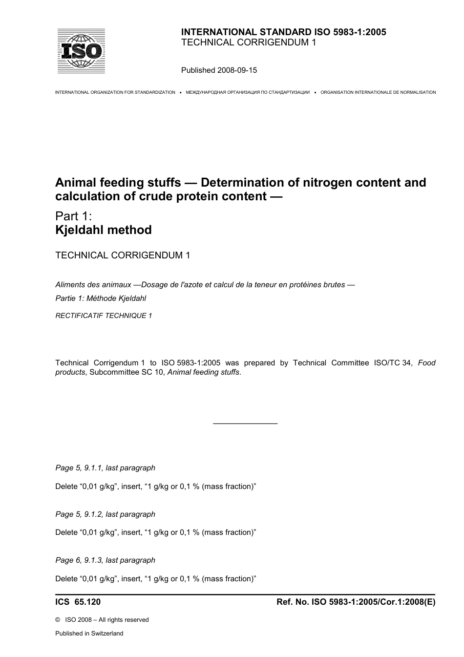 ISO 05983-1-2005 cor1-2008.pdf_第1页