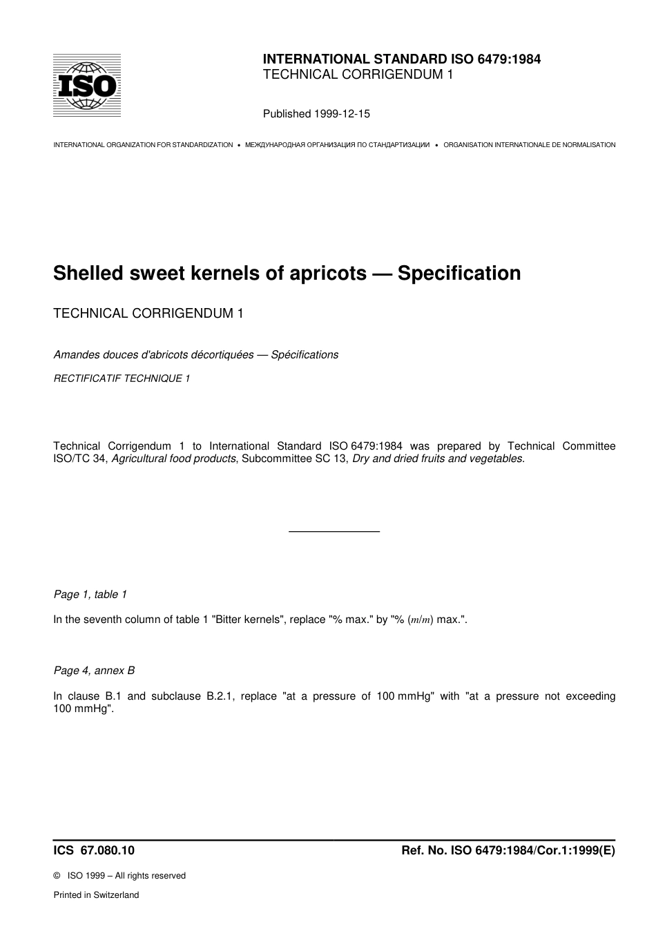 ISO 06479-1984 cor1-1999.pdf_第1页