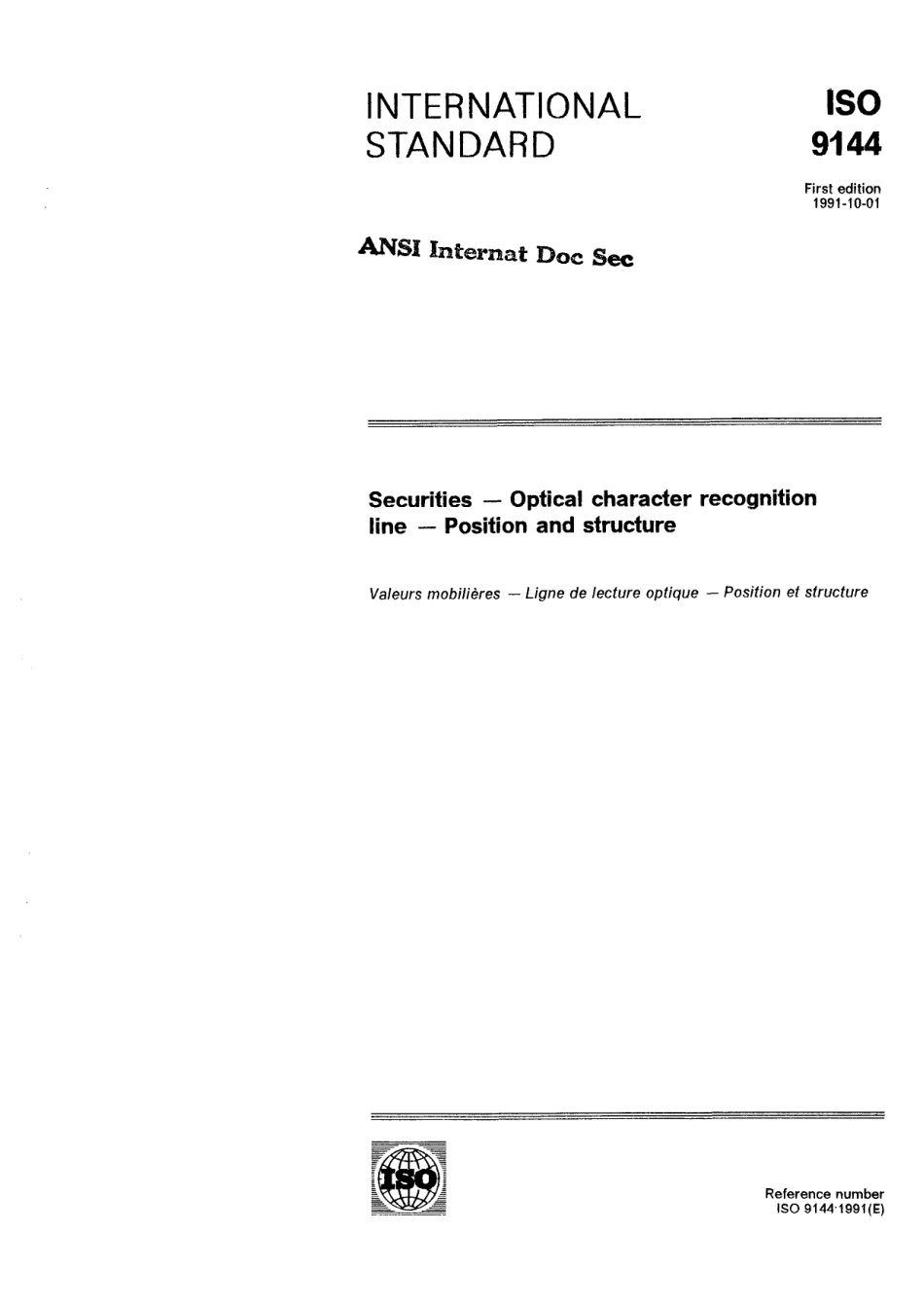ISO 09144-1991 scan.pdf_第1页