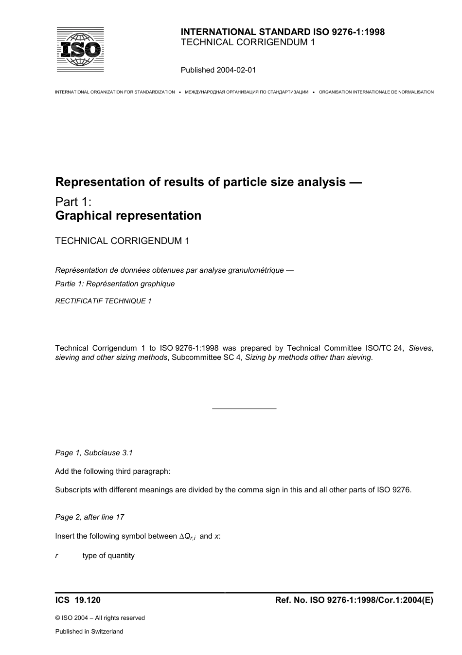 ISO 09276-1-1998 cor1-2004.pdf_第1页