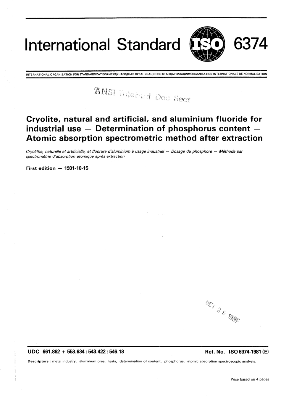 ISO 06374-1981 scan.pdf_第1页