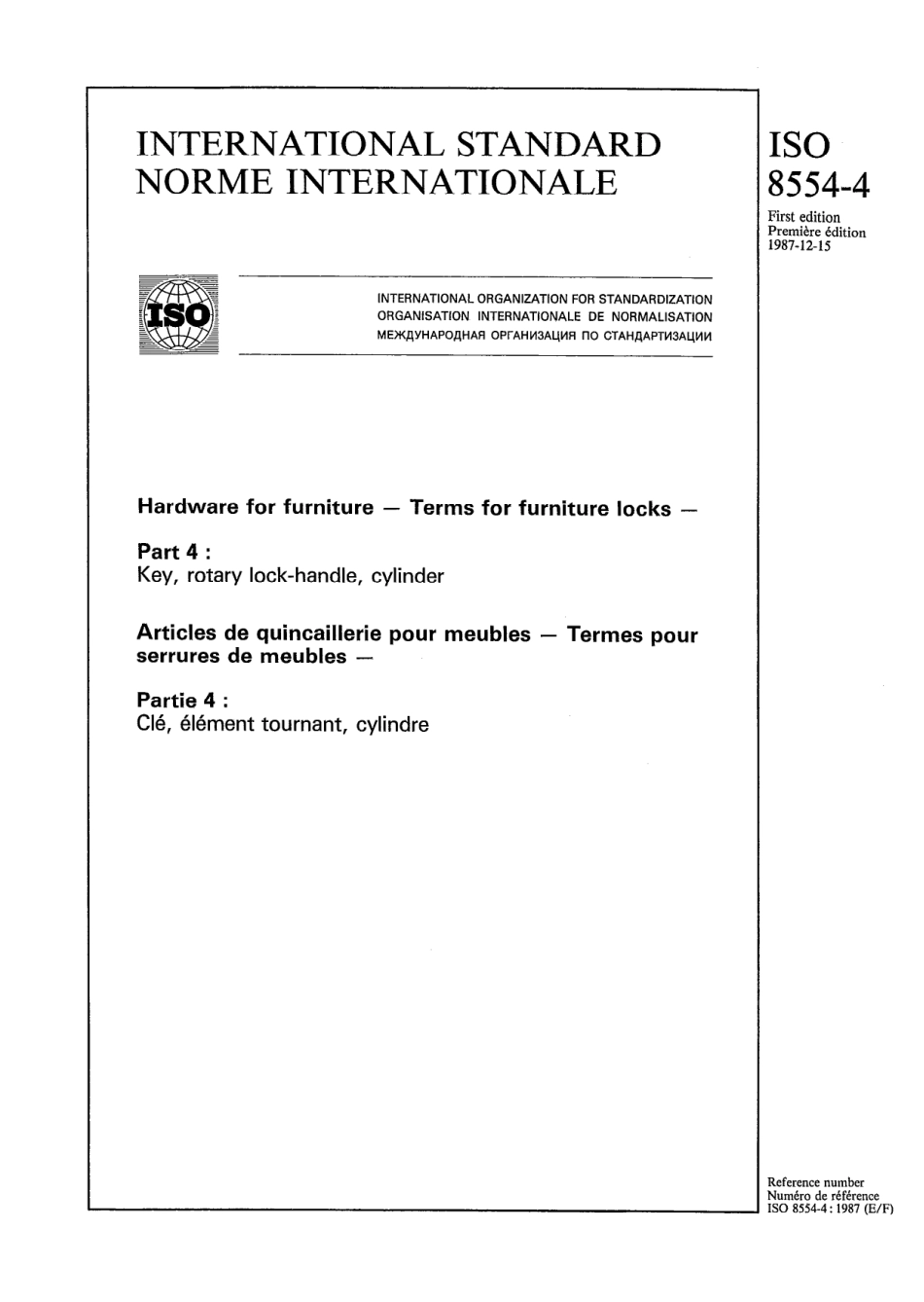 ISO 08554-4-1987 scan.pdf_第1页