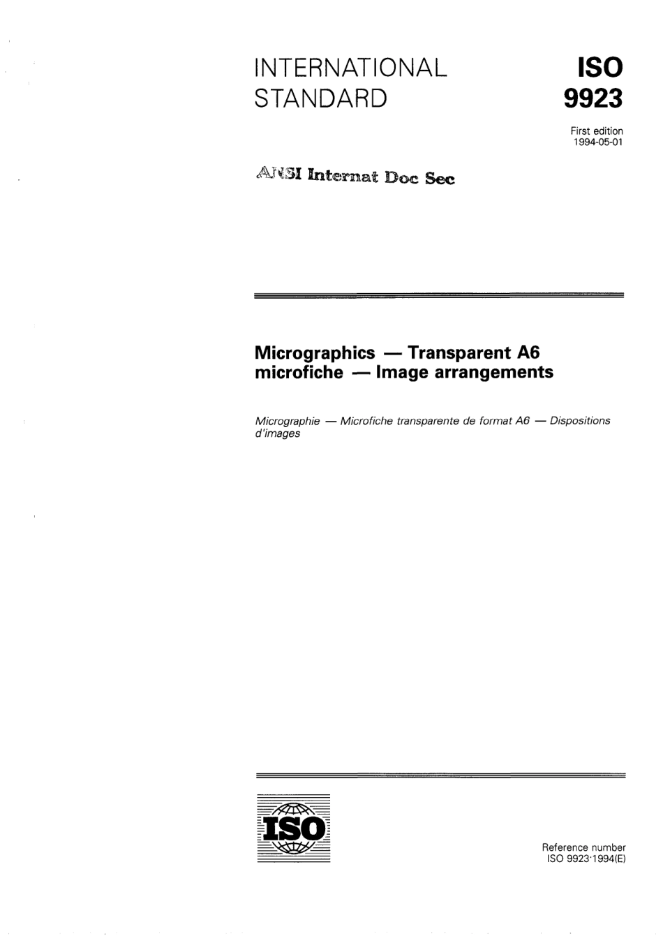 ISO 09923-1994 scan.pdf_第1页