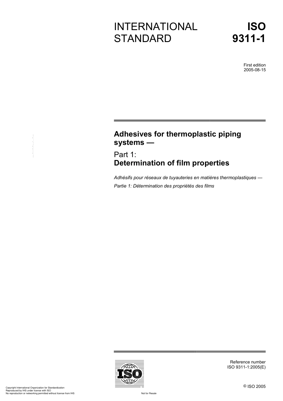 ISO 09311-1-2005.pdf_第1页