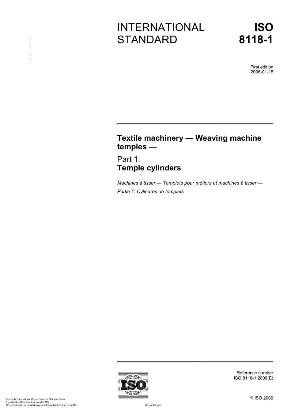 ISO 08118-1-2006.pdf_第1页