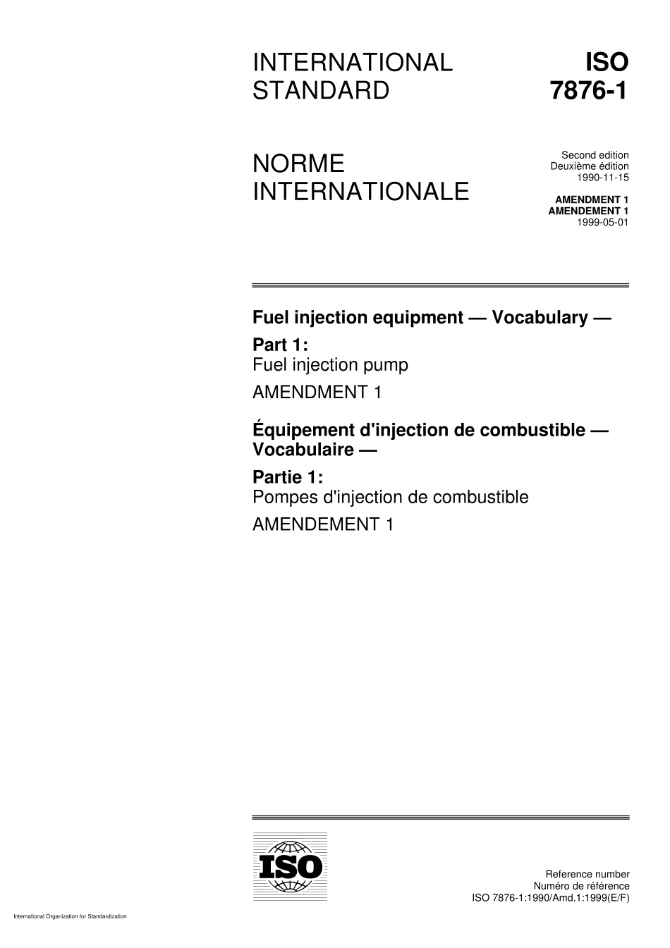 ISO 07876-1-1990 amd1-1999.pdf_第1页