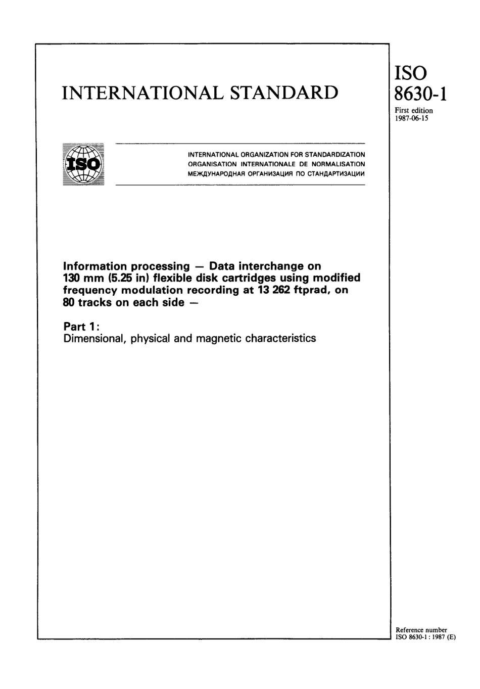 ISO 08630-1-1987 scan.pdf_第1页