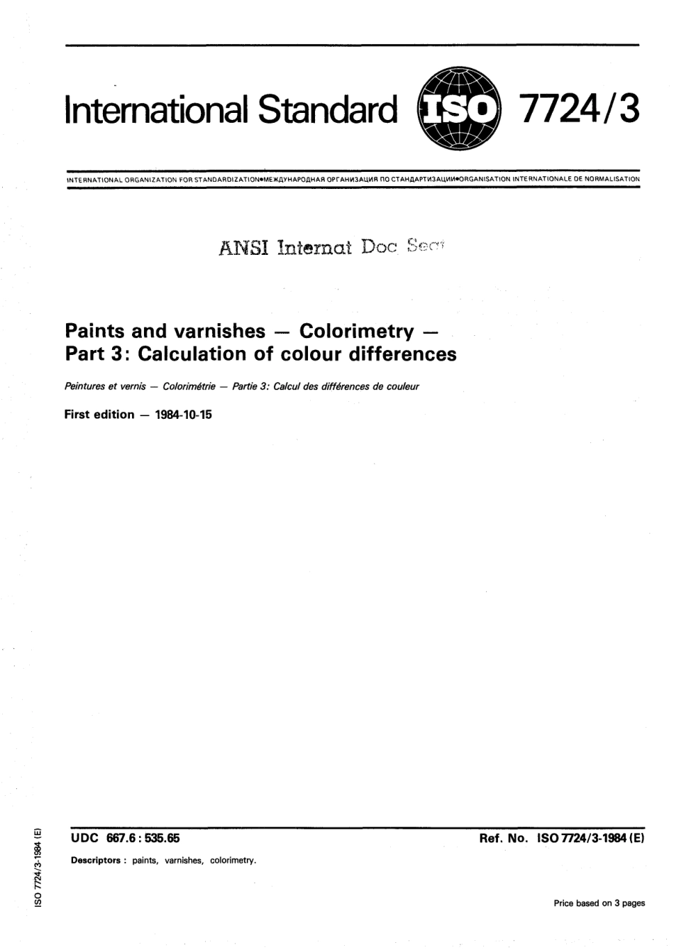 ISO 07724-3-1984 scan.pdf_第1页