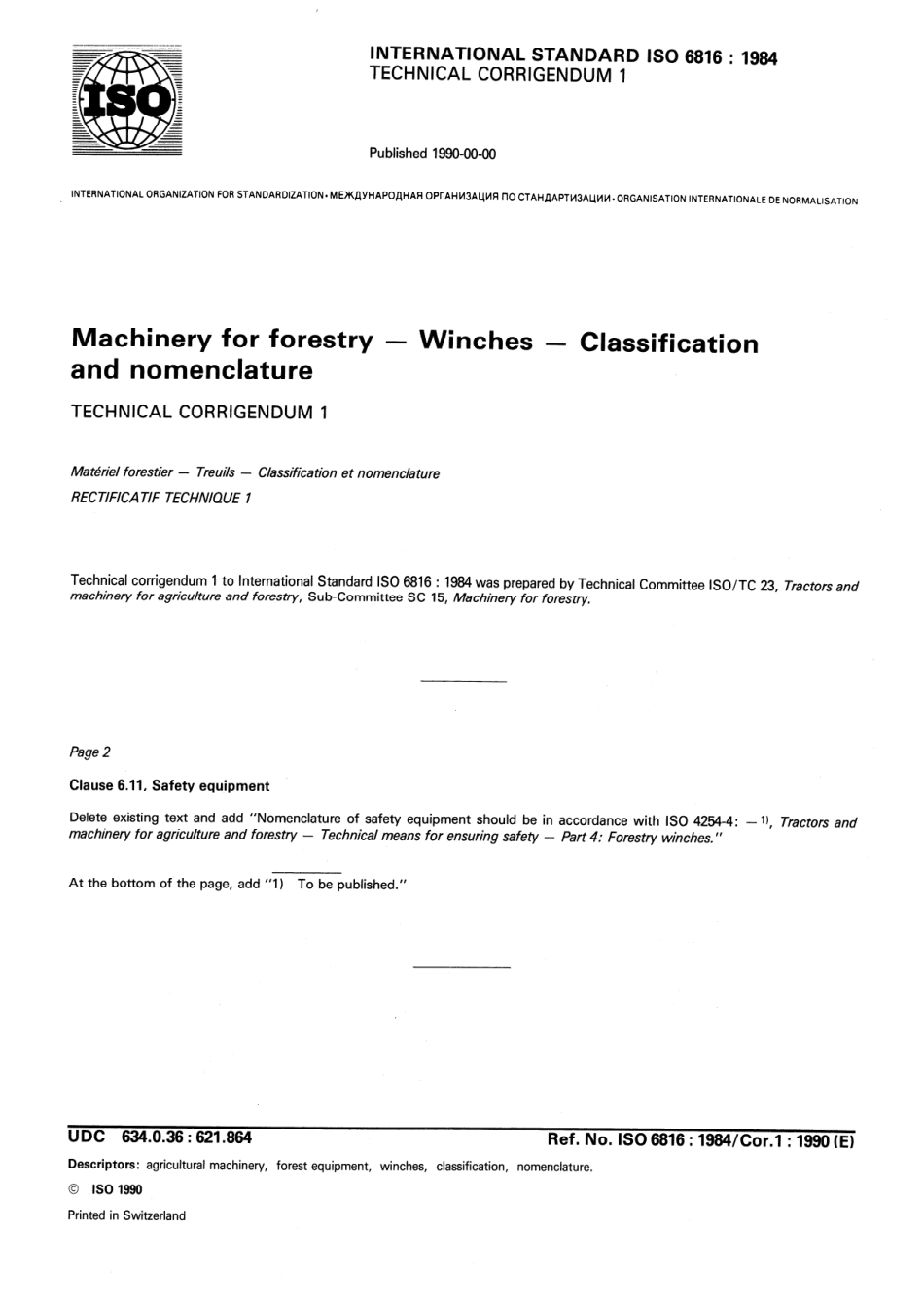 ISO 06816-1984 cor1-1990 scan.pdf_第1页