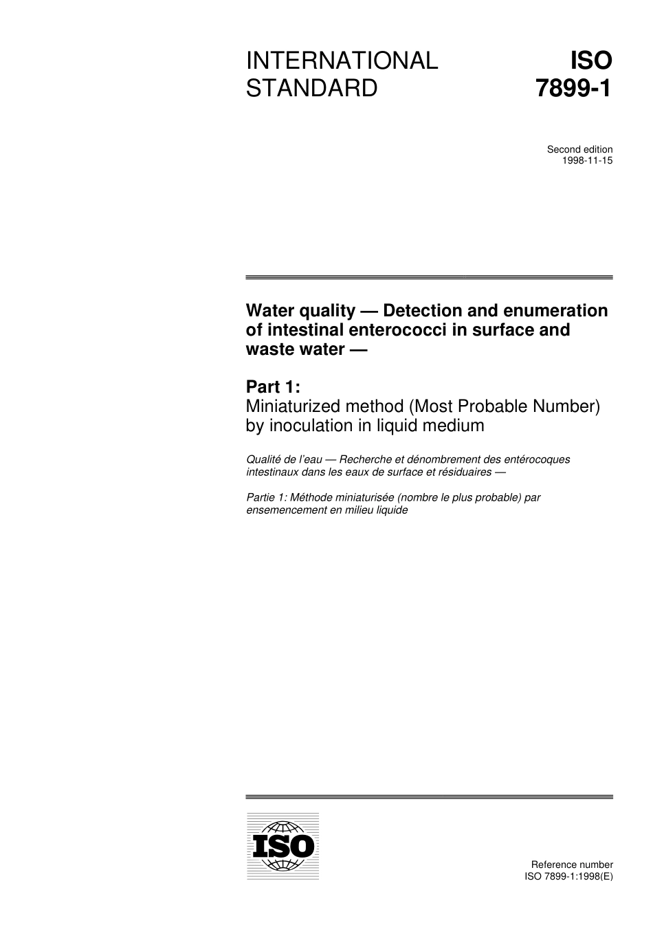 ISO 07899-1-1998.pdf_第1页