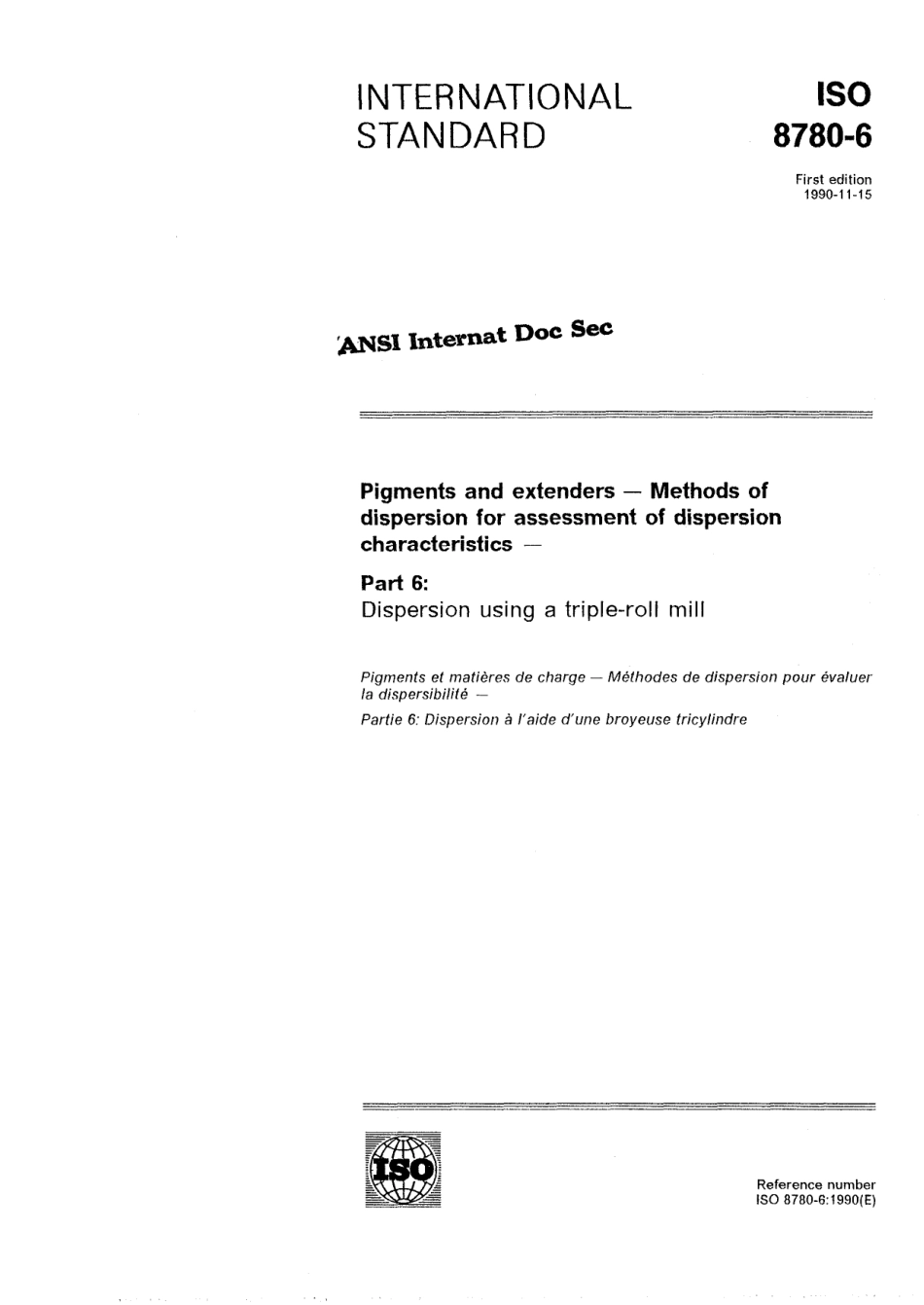 ISO 08780-6-1990 scan.pdf_第1页