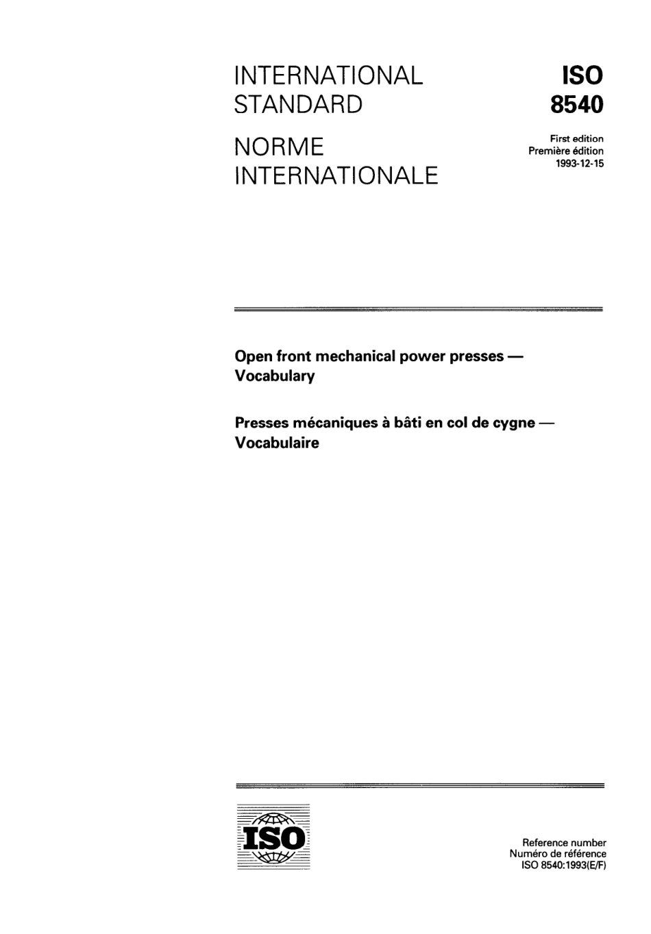 ISO 08540-1993 scan.pdf_第1页