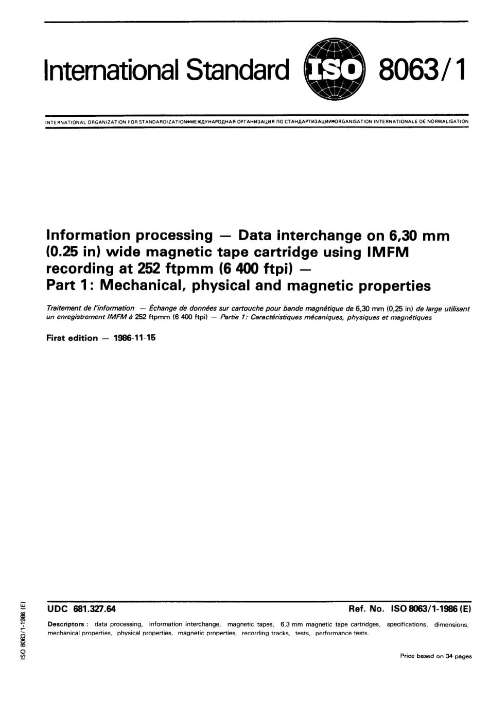 ISO 08063-1-1986 scan.pdf_第1页