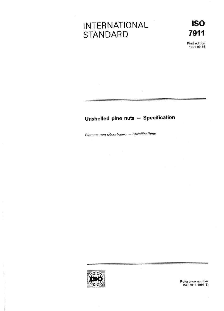 ISO 07911-1991 scan.pdf_第1页