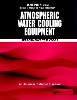 ASME PTC23_2003_Atmospheric Water Cooling Equipment - Performance Test Codes.pdf