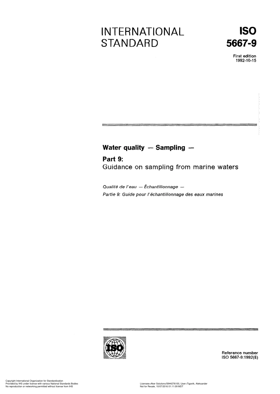 ISO 05667-9-1992 scan.pdf_第1页