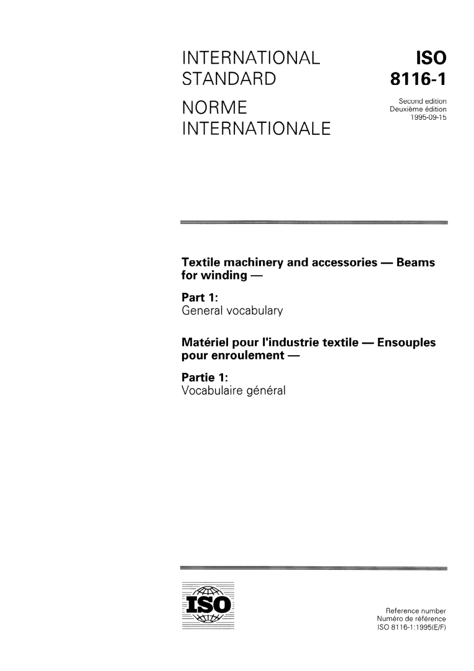 ISO 08116-1-1995 scan.pdf_第1页