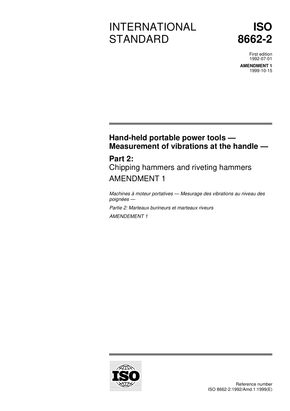ISO 08662-2-1992 amd1-1999.pdf_第1页