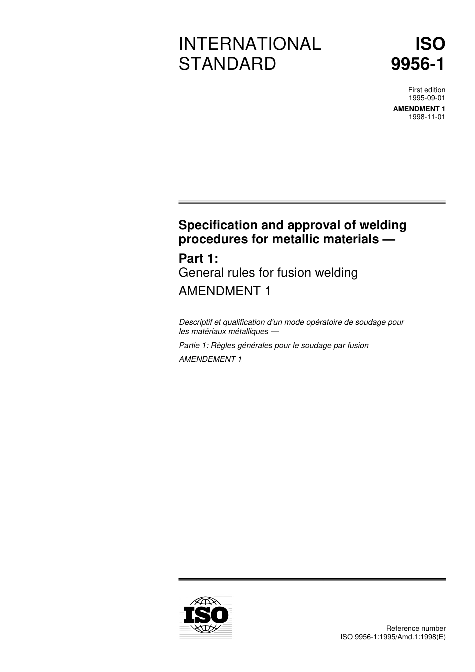 ISO 09956-1-1995 amd1-1998.pdf_第1页