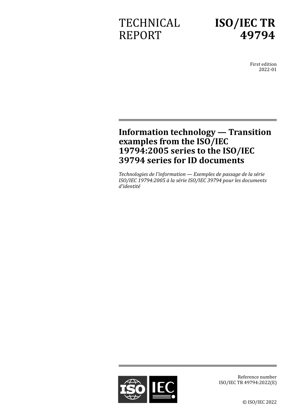 ISO IEC TR 49794-2022.pdf_第1页