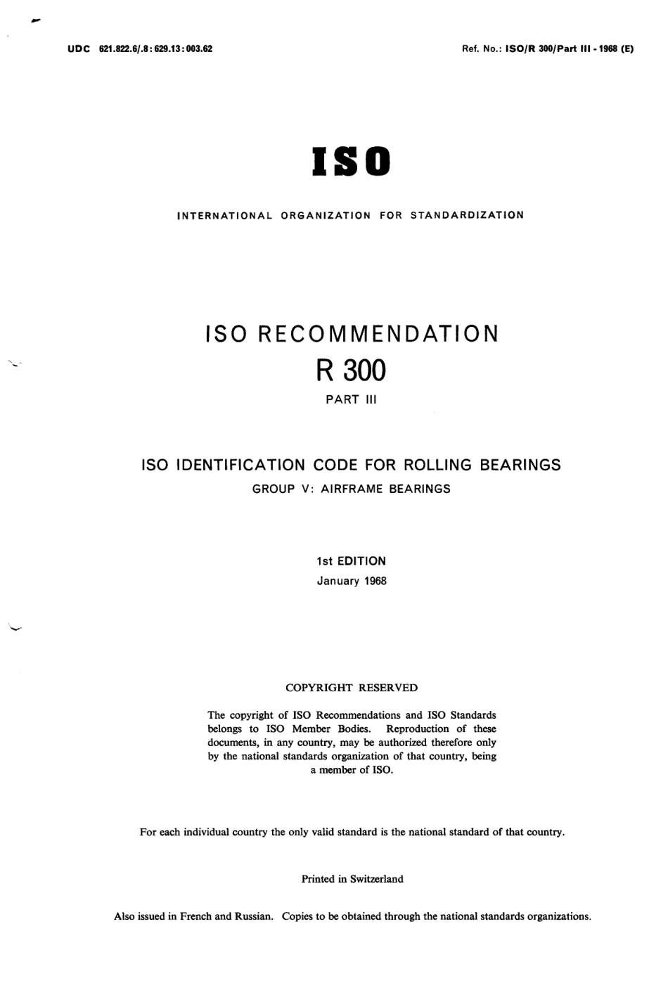 ISO R 00300-3-1968 scan.pdf_第1页