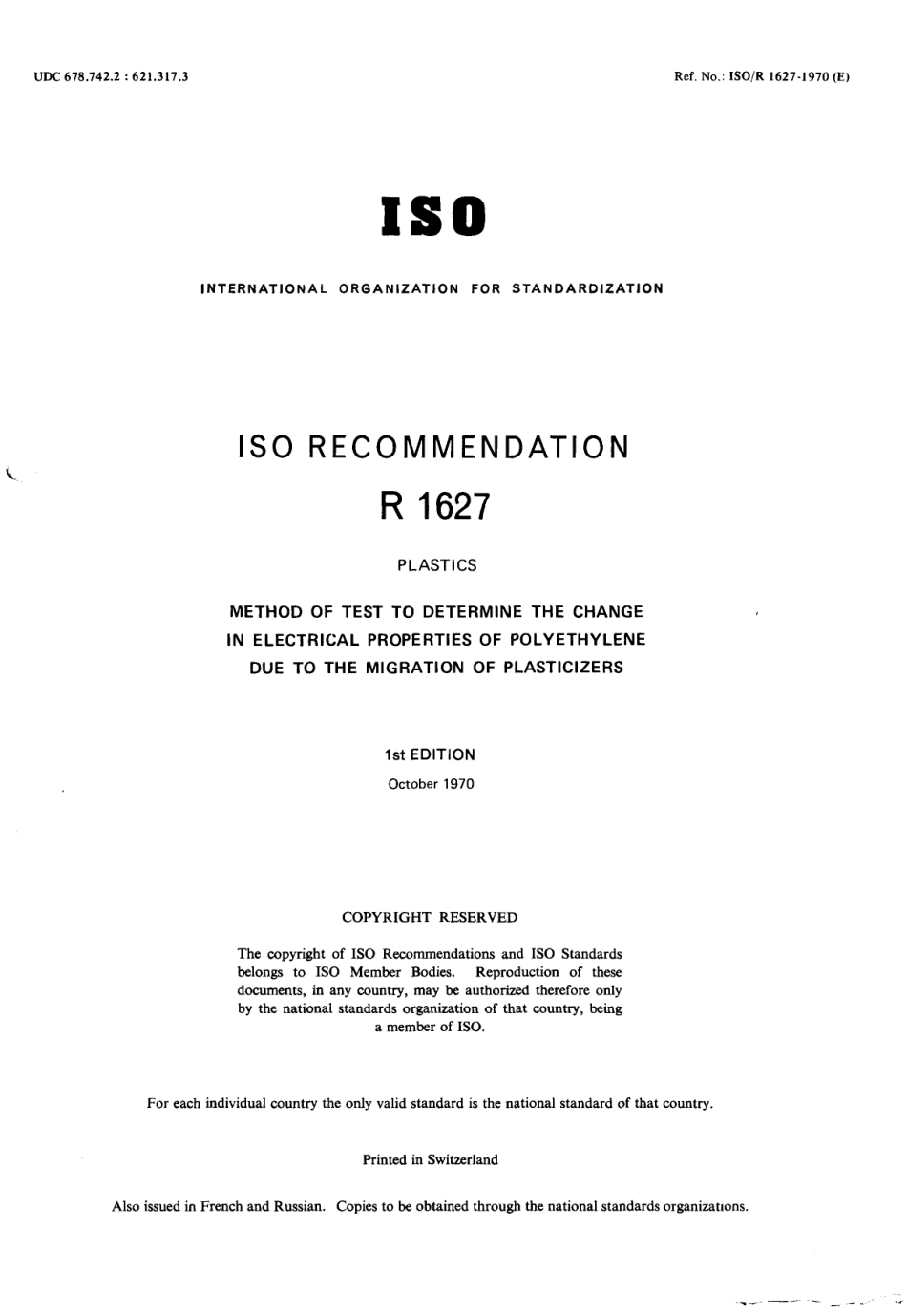 ISO R 01627-1970 scan.pdf_第1页