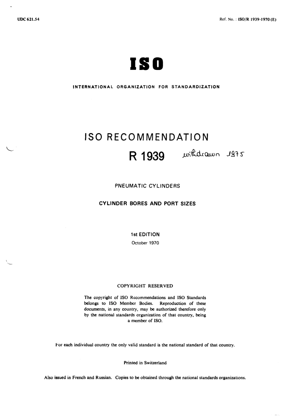 ISO R 01939-1970 scan.pdf_第1页