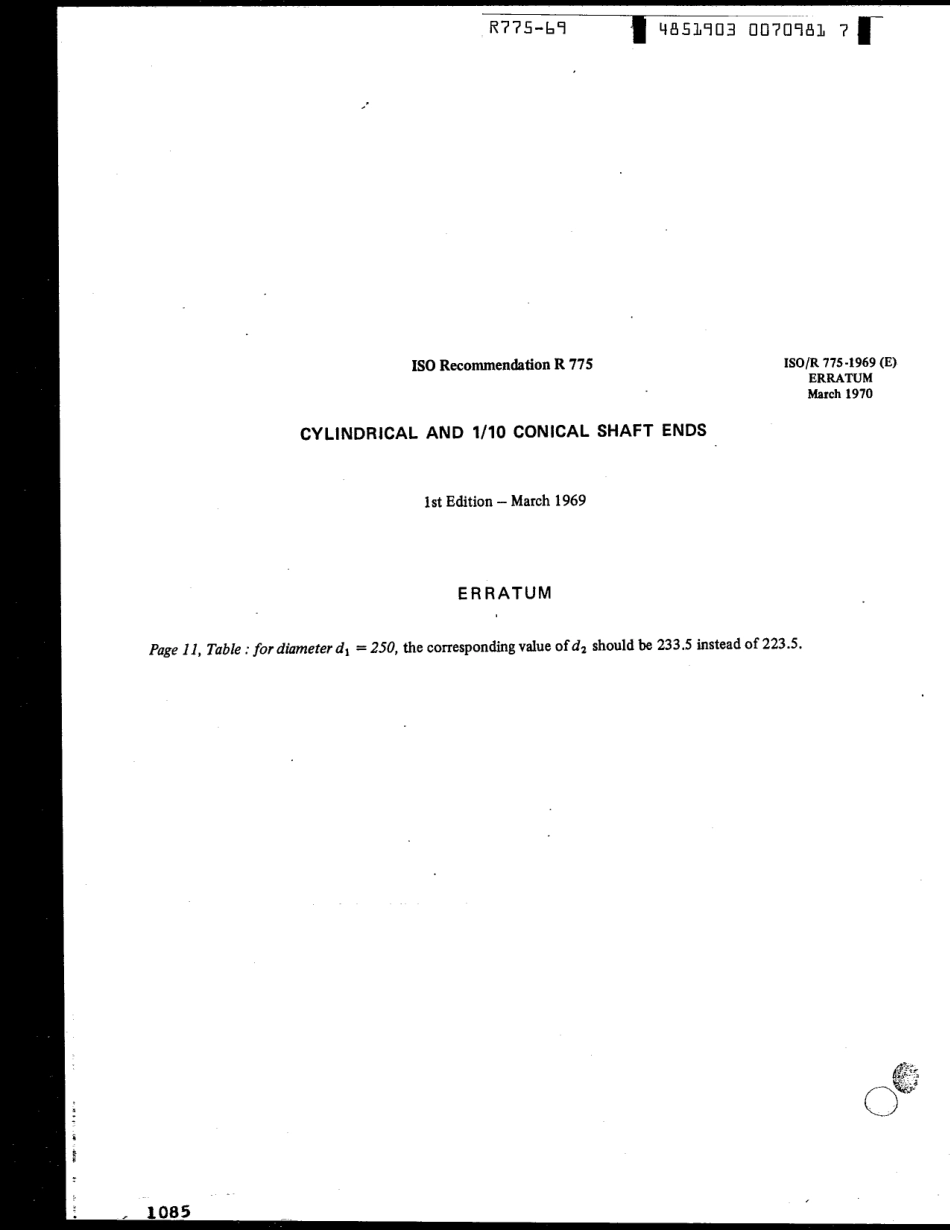 ISO R 00775-1969 erratum 1970 scan.pdf_第1页