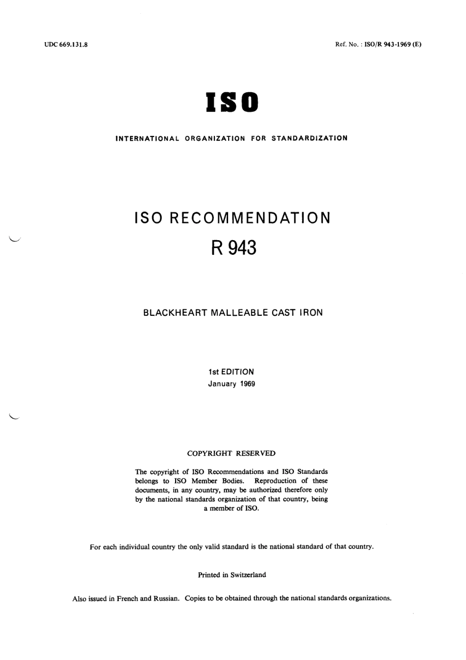 ISO R 00943-1969 scan.pdf_第1页
