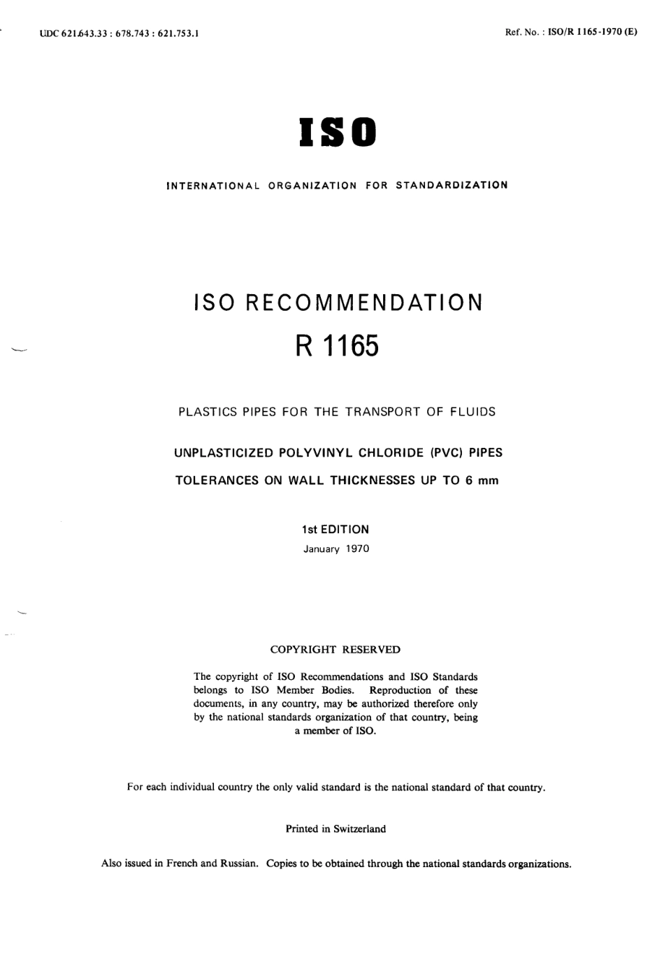 ISO R 01165-1970 scan.pdf_第1页