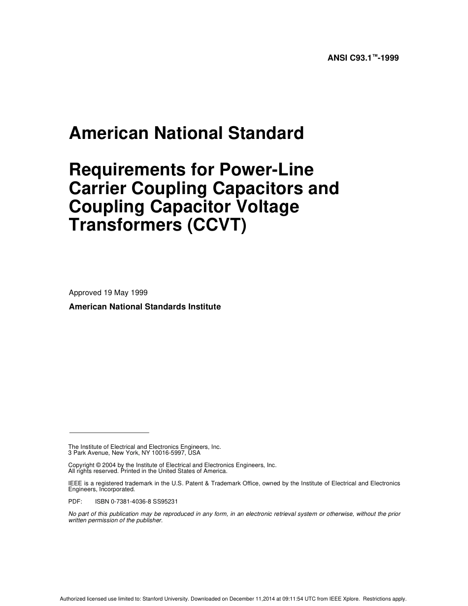 ANSI C93.1-1999 (2004).pdf_第1页