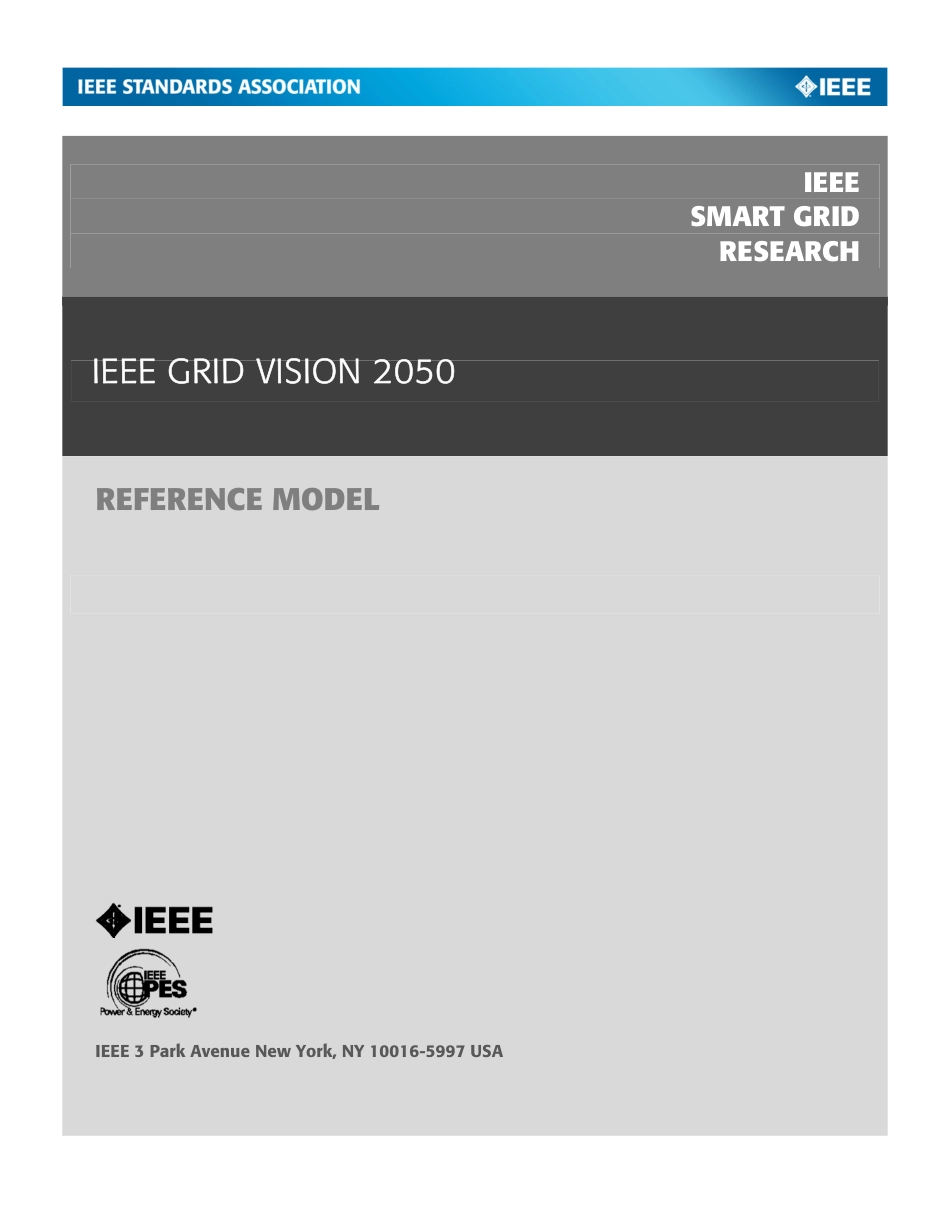 IEEE Grid Vision 2050 Reference model (2013).pdf_第1页