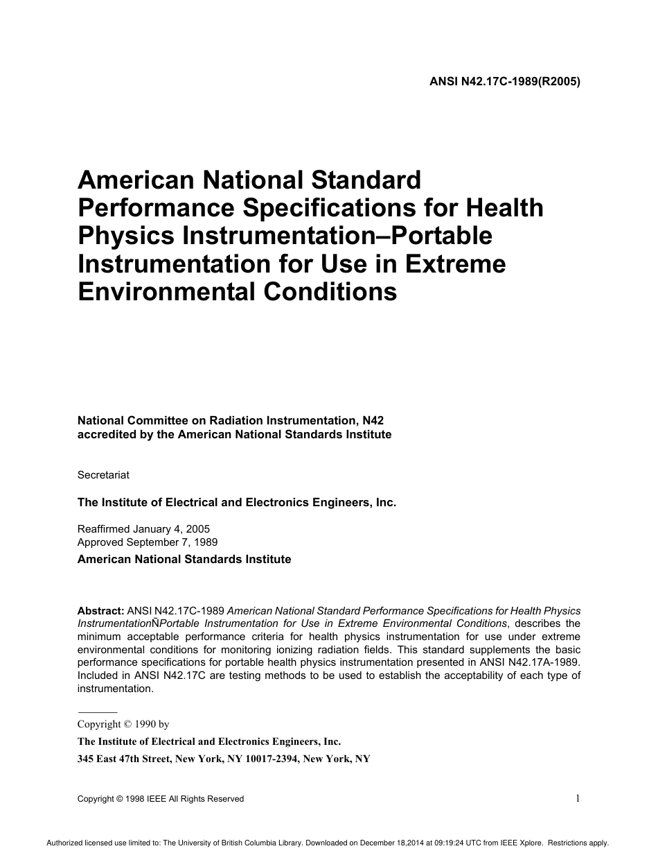 ANSI N42.17C-1989 (2005).pdf_第1页