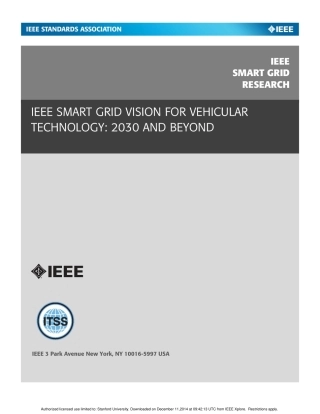 IEEE Smart Grid Vision for Vehicular Technology - 2030 and Beyond. 2014.pdf