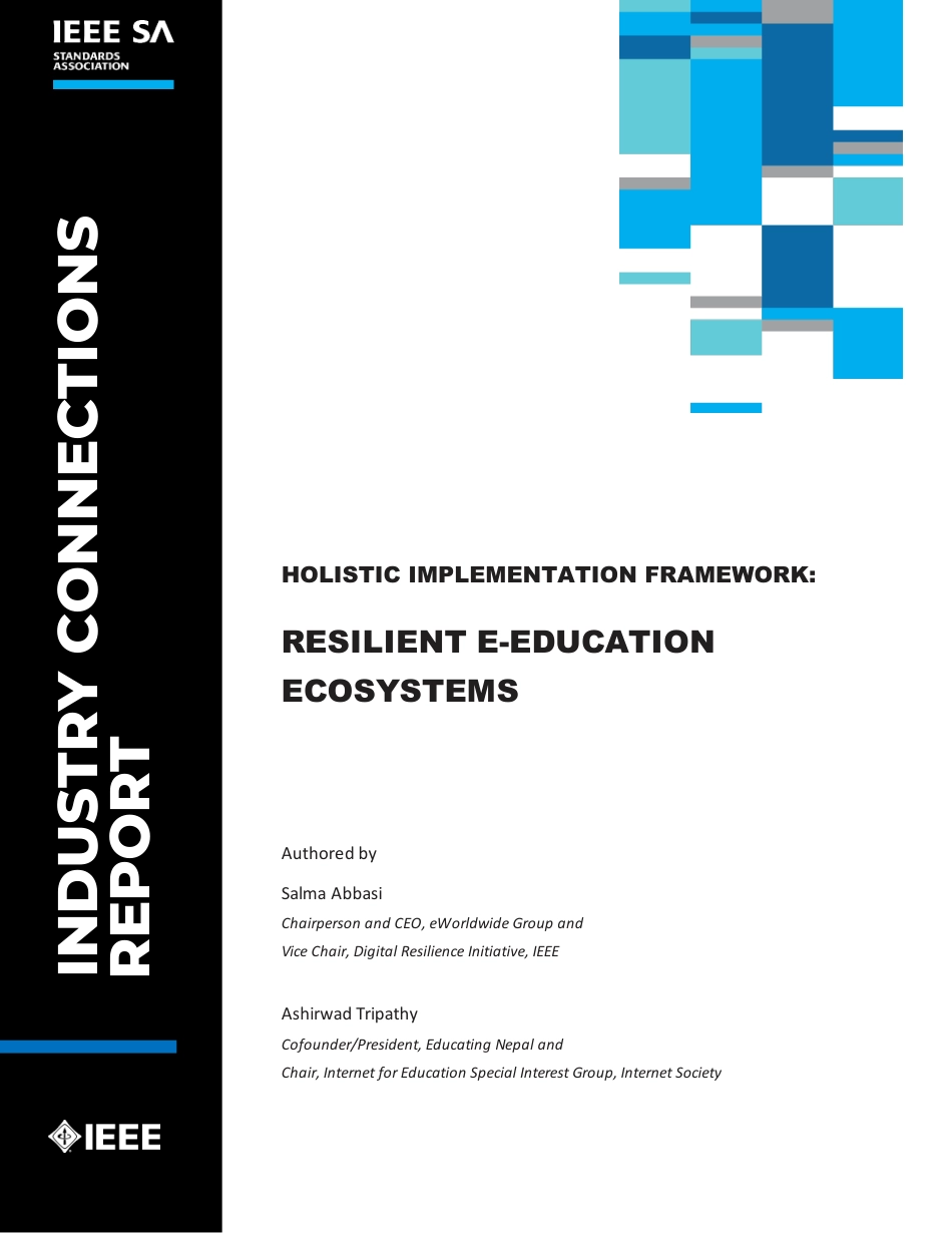 Holistic Implementation Framework - Resilient E-Education Ecosystems 2023.pdf_第1页