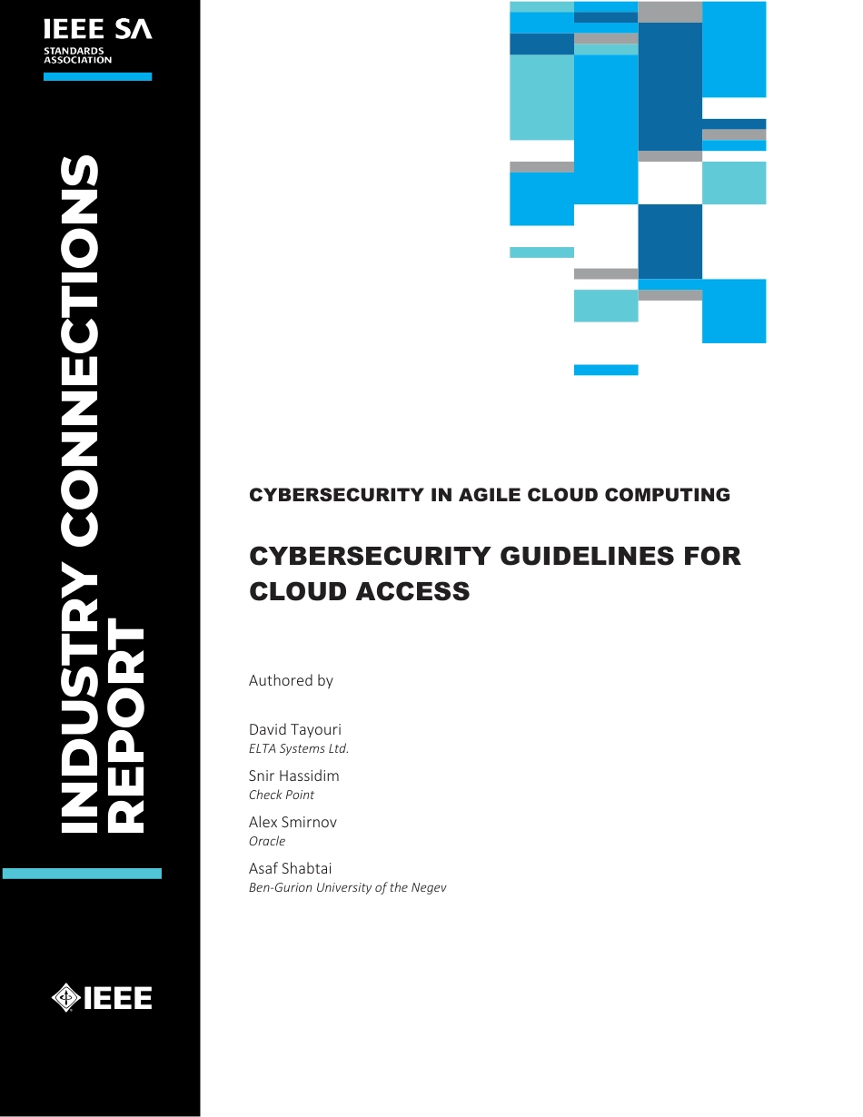 Cybersecurity guidelines for cloud access 2022.pdf_第1页