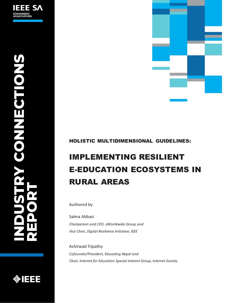 Holistic Multidimensional Guidelines - Implementing Resilient E-Education Ecosystems In Rural Areas 2023.pdf_第1页