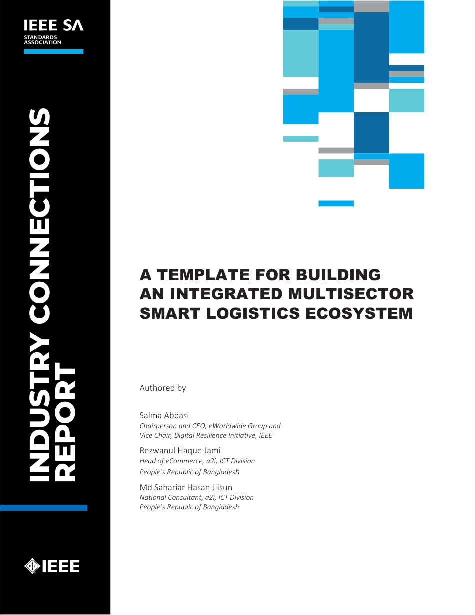 A Template for Building an Integrated Multisector Smart Logistics Ecosystem 2023.pdf_第1页