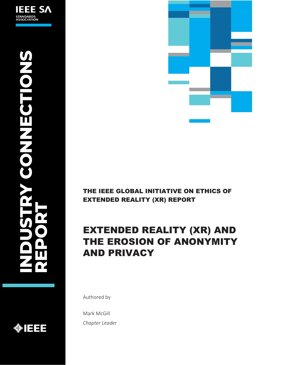 Extended reality (XR) and the erosion of anonymity and privacy 2021.pdf_第1页