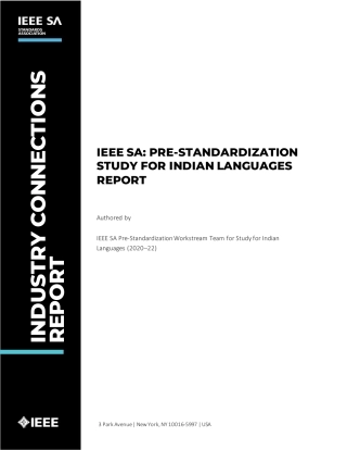 IEEE SA - Pre-Standardization study for indian languages report 2023.pdf