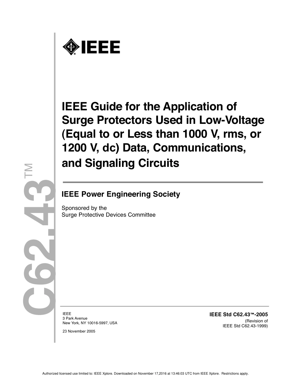 IEEE Std C62.43-2005 (2010).pdf_第1页