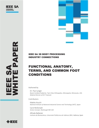 IEEE SA 3D body processing industry connections - functional anatomy, terms, and common foot conditions 2021.pdf