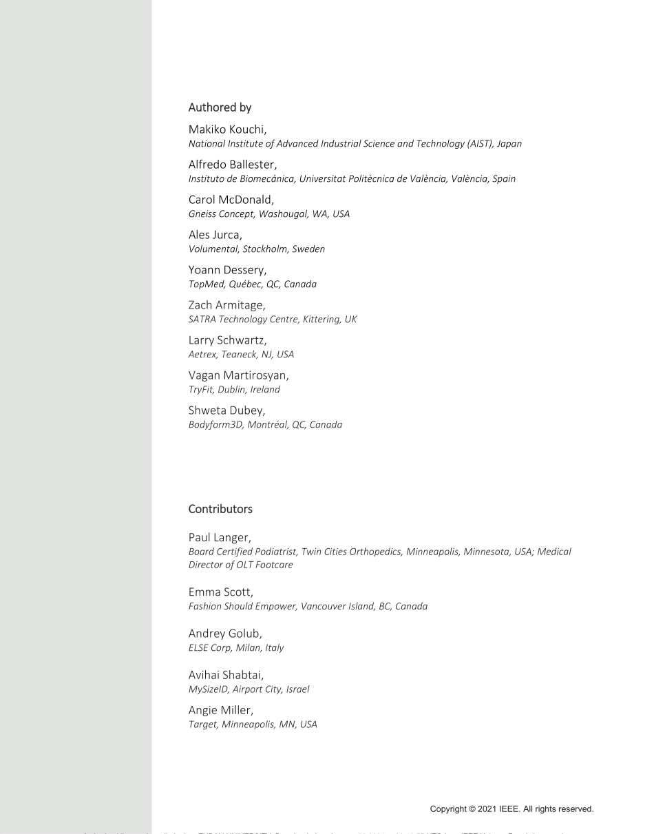 IEEE SA 3D body processing industry connections comprehensive review of foor measurements terminology in use 2021.pdf_第2页