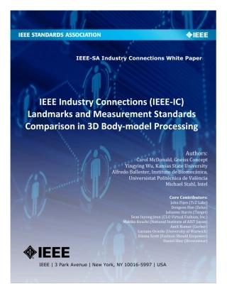 IEEE Industry Connections (IEEE-IC) Landmarks and Measurement Standards Comparison in 3D Body-model Processing 2018.pdf