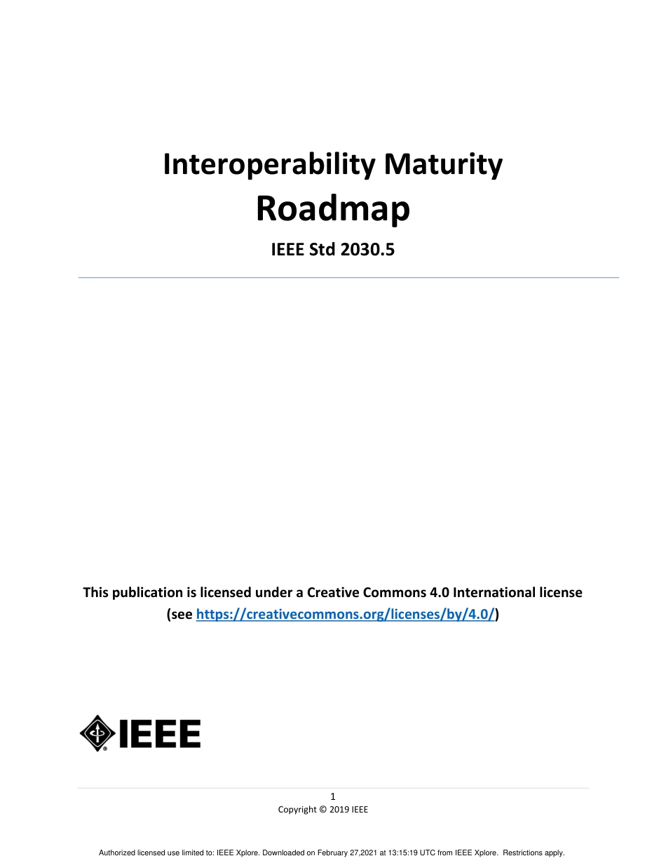 Interoperability Maturity Roadmap IEEE Std 2030.5 (2019).pdf_第2页