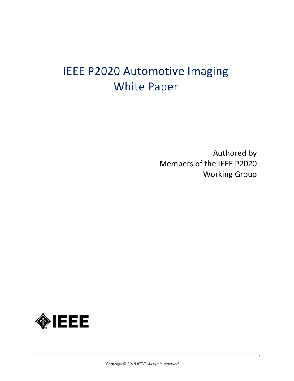 IEEE P2020 Automotive Imaging White Paper 2018.pdf_第2页