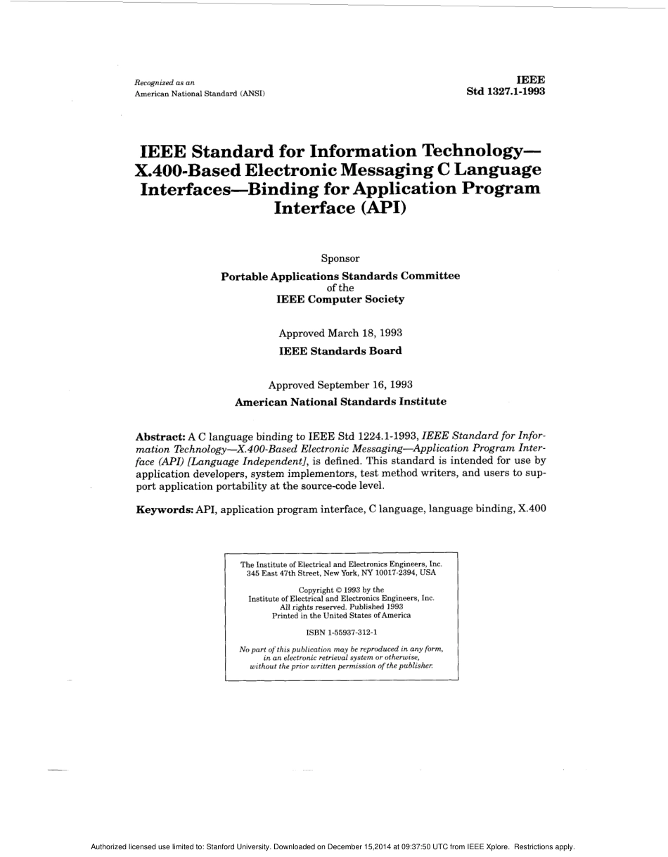 IEEE Std 1327.1-1993 scan.pdf_第1页